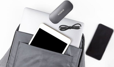 SSD i jashtëm Kioxia Exceria Plus Portable, 1TB, USB Type C, gri