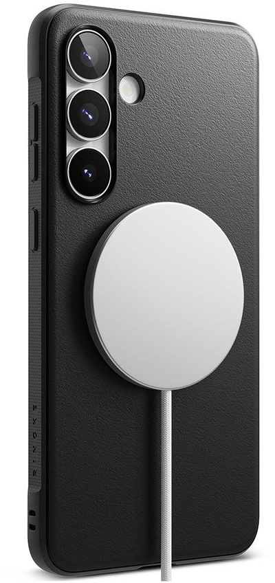 Капак за телефон Ringke Onyx Magnetic Magsafe, за Samsung Galaxy S25 FE, со MagSafe магнет, црн