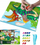 Set kreativ Splat Planet Painting On Canvas Dinosaurs, kanavacë 30x40cm, 20 ngjyra balte, shumëngjyrësh