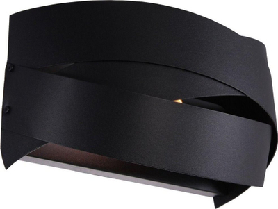 Lampë muri ZumaLine Tornado, E14 40W, metal, e zezë