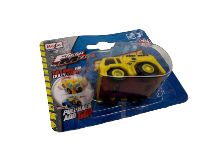 Makinë lodër Maisto Fresh Metal Slickers Fire Dept First Aid, pull back and go, mikro, e verdhë