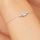 Byzylyk për femra Brosway Fancy Infinity White FIW112, i argjendtë