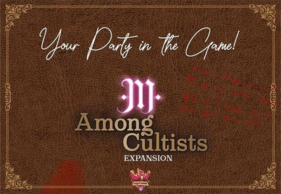 Lojë me letra Godot Games Among Cultists, set bazë, kuti e çikë e dëmtuar