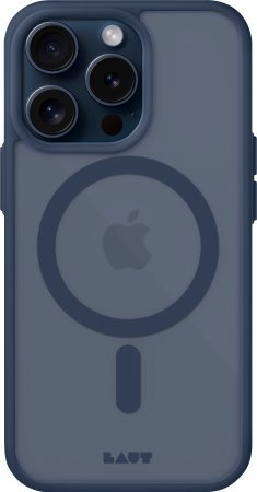Mbulesë telefoni Laut Huex Protect LTIP23DHPTDB, për iPhone 15 Pro Max, MagSafe, polikarbonat, blu navy