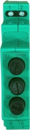 Modul siguresash Zamel Supla GBM-03, 3 module, për shinë TH 35, gri