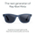 Syze dielli unisex Ray-Ban Meta Wayfarer Gen 2, plastike, shiny cosmic blue