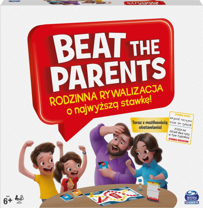 Lojë tavoline Spin Master Beat The Parents, për gjithë familjen, 6+