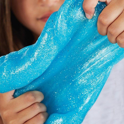 Ngjitës me shkëlqim Elmers Glitter Glue Blue, 177ml, blu