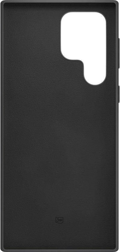 Kapak telefoni 3mk Silicone Case për Samsung Galaxy S22 Ultra 5G, silikon i zi