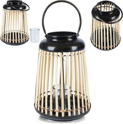 Lampion qiriri Home Styling Collection Bamboo, bambus, 33 cm, i zi