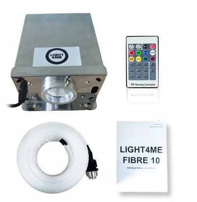 Завеса со светлина со оптички влакна LIGHT4ME FIBRE 10, 10m, LED RGB, IP65