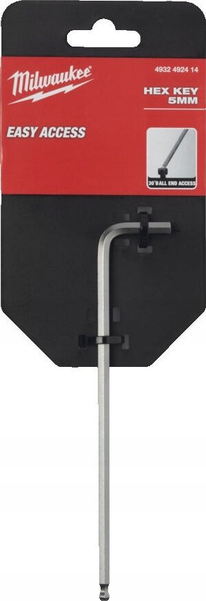 Çelës Allen Milwaukee Hex Solid, 5.0 mm, i kuq