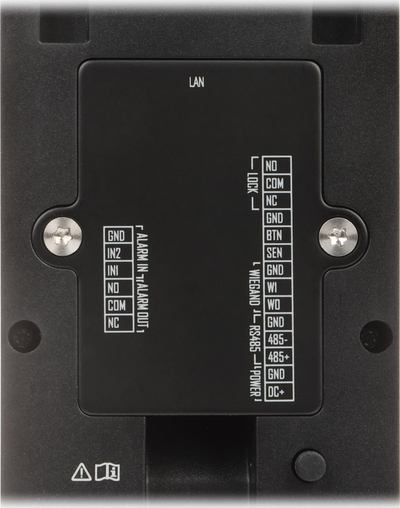 Kod bravë Hikvision DS-K1T805MX, lexues RFID, IP65, ngjyrë metalike