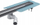 Kanaletë lineare për dush Blue Wiper Blank 700mm, inox, për pllaka qeramike, ngjyrë argjendi