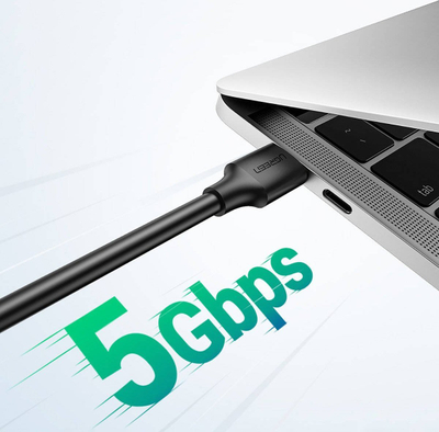Kabllo USB Ugreen 90576, USB A me USB A, 3 m, e zezë