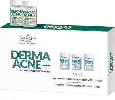 Set Farmona DERMAACNE+, për lëkurë të yndyrshme dhe të kombinuar, 5 x 5ml