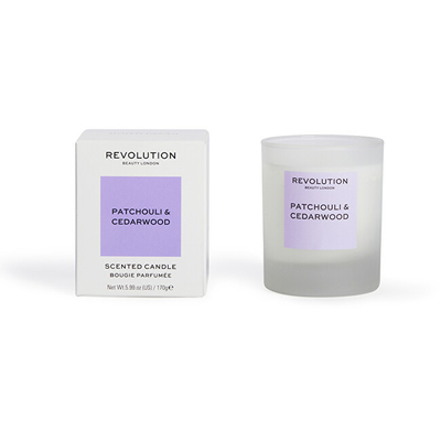 Qiri aromatik Revolution Scented candle Patchouli & Cedarwood, 170 g