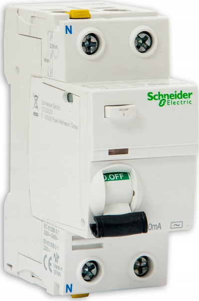 Ndërprerës diferencial Schneider Electric Acti 9 A9Z24240, 40A, 300mA, i bardhë