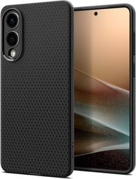 Mbulesë telefoni Spigen Liquid Air, për Samsung Galaxy S25 Edge 6.7", silikoni, e zezë mat