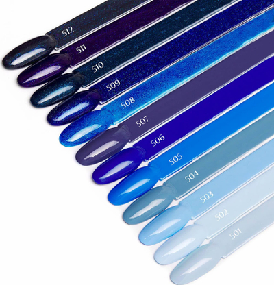 Llak xheli hibrid Ocho Nails Color 508 Blue, 5g, me shkëlqim, blu
