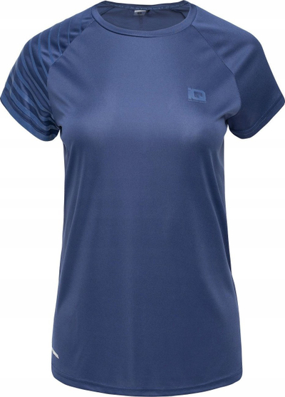Bluzë sportive IQ Hida Wmns W 92800597482, 100% poliester, me pjesë reflektuese, blu