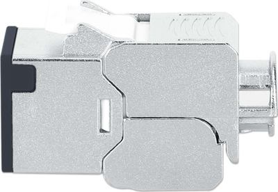 Modul rrjeti Intellinet 791298 Cat6a Slimline Keystone, 10 Gbit/s, i ekranizuar
