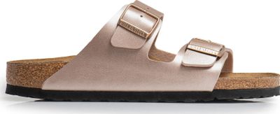 Сандали за жени Birkenstock Arizona Birko Flor, анатомски ѓон, црни