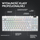 Tastierë Logitech PRO X TKL Lightspeed GX Brown (920-012148), e bardhë