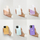 Mbrojtëse telefoni Hurtel Aurora Case për Samsung Galaxy A12 5G, xhel neon, efekt iridescent, e artë
