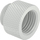 Adapter zgjatues Barrow 10mm Male to Female, G1/4", i bardhë