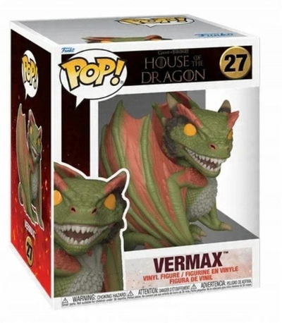 Figurë vinili Funko POP Super Vermax, Game of Thrones House of the Dragon, 13 cm, shumëngjyrëshe