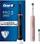 Furça dhëmbësh elektrike Oral-B Pro 3 3900 Duo Gift Edition, set 2 copë, rozë dhe e zezë