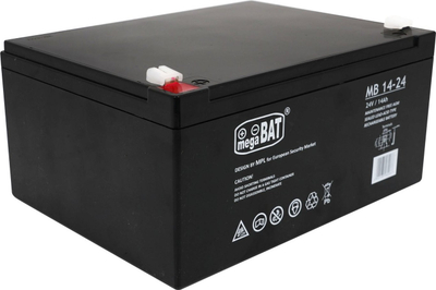 Bateri VRLA Megabat MB 14-24, 12V, 14Ah, gri