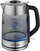 Ibrik elektrik Concept RK4095, 1.7L, 2200W, inox me xham transparent