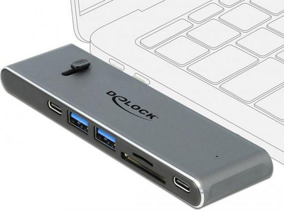 Replikator Delock (87752), USB-C, i hirtë
