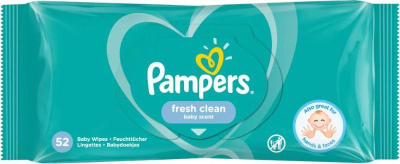 Set me faculeta të lagura Pampers FreshClean, 156 copë