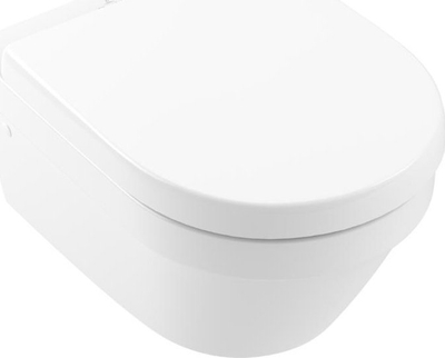 Tualet mural Villeroy & Boch Architectura, DirectFlush, set me ulëse SC dhe QR, i bardhë