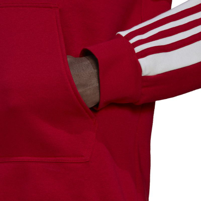 Bluzë me kapuç Adidas Squadra 21 Sweet Hoody HC6282, për burra, me teknologji Aeroready, ngjyrë e kuqe