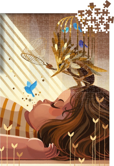 Puzzle Dixit Escape, 500 copa, koleksion artistic, shumëngjyrësh