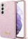 Kllëtë telefoni Guess Glitter Script GUHCS23MHGGSHP, për Samsung Galaxy S23 Plus, polikarbonat TPU, rozë me shkëlqim
