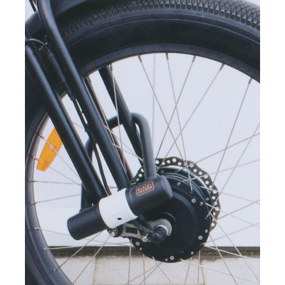 Dry biçiklete Black+Decker U-Lock, 25cm, çelik, i zi