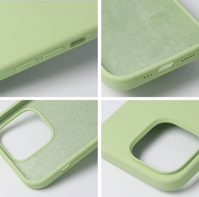 Mbështjellës telefoni Roar Cloud Skin për iPhone 13, silikon, jeshile e çelët