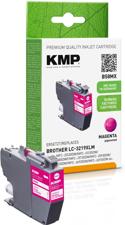 Кертриџ боја KMP 1538 4006, XL, магента