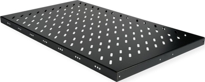 Raft për kabinet ROLINE 1U, 48.26cm, 50kg, i zi