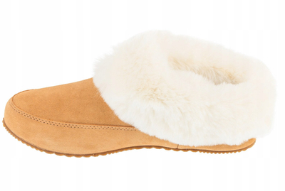 Pantofla Sorel Go Coffee Run, suede, taban gome, kafe