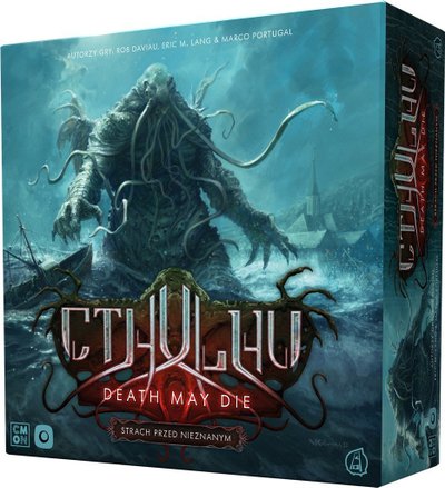 Lojë tavoline Portal Games Cthulhu Death May Die Fear of the Unknown, edicioni polonisht, bashkëpunuese