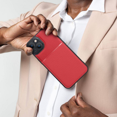 Këllëf telefoni ForCell NOBLE për Xiaomi Redmi Note 12S, magnetik, mbrojtës, i kuq