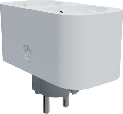 Prizë inteligjente Tesla Smart WiFi Socket, 3680W, dyfishe, e bardhë