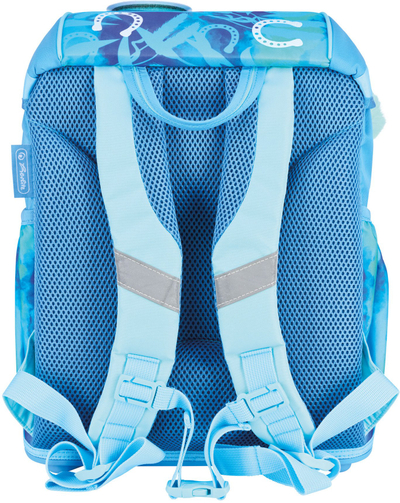 Shpinore shkollore Herlitz UltraLight XL Plus Lucky Horse, ergonomike, reflektuese, rozë