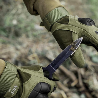 Тактички ракавици NILS CAMP NC1798, за екран на допир, големина L XL, црни
